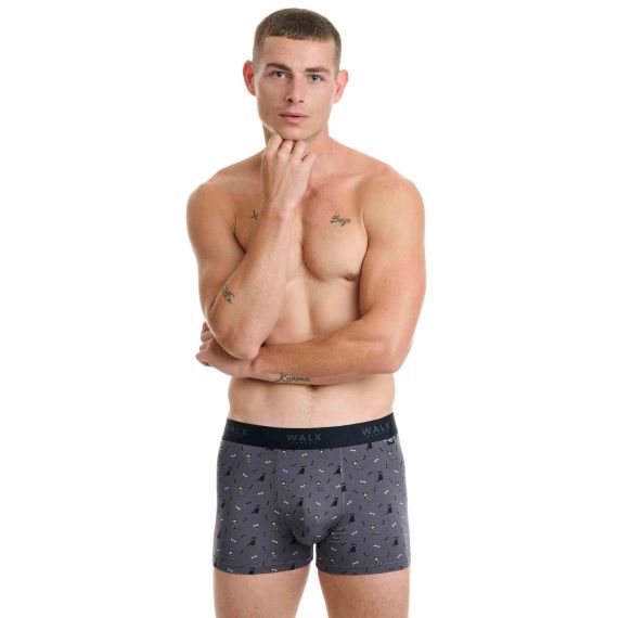 Walk Ανδρικό Boxer Bamboo W1770-66 Multicolour - Boxer στο Bodyman