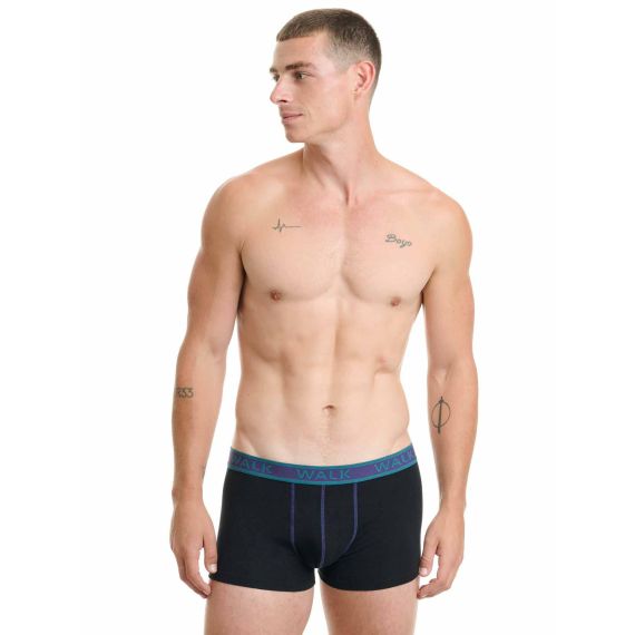 Walk Ανδρικά Boxer 2Pack W1756-0202 Black - Boxer στο Bodyman