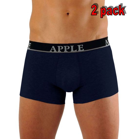 Apple Boxer 2 τεμάχια 0112149 Navy Black - Boxer στο Bodyman