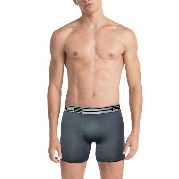 Apple Boxer Μακρύ πόδι 0110944 Anthracite Black - Boxer στο Bodyman