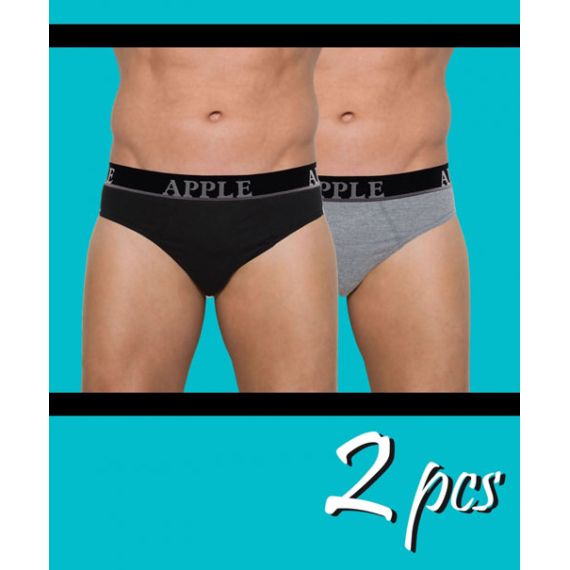 Apple Slip 2Pack 0212149 Black Grey - Slip στο Bodyman