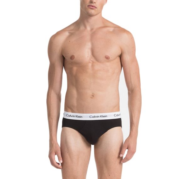 Calvin Klein 3 Pack Slip U2661G-001 Black - Slip στο Bodyman