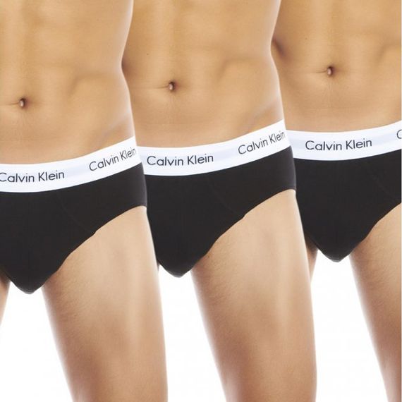 Calvin Klein 3 Pack Slip U2661G-001 Black - Slip στο Bodyman