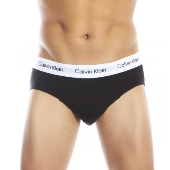 Calvin Klein 3 Pack Slip U2661G-001 Black - Slip στο Bodyman