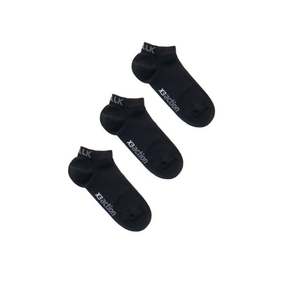 Walk x3 Action V20-020202 Black - Κάλτσες στο Bodyman