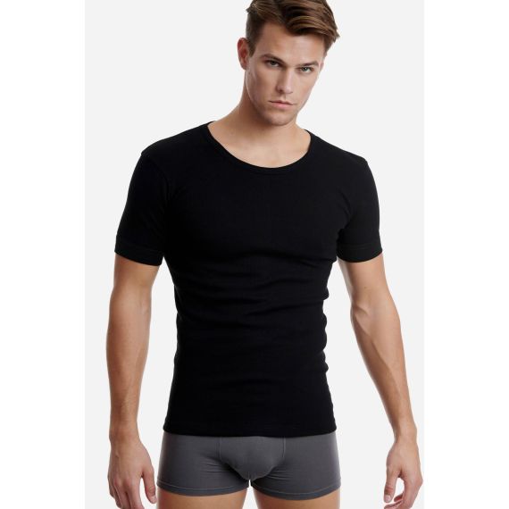 Walk Φανέλα Ανοιχτός Λαιμός W1960 Black - Φανέλες στο Bodyman