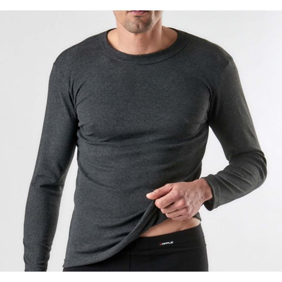 Apple Boxer Φανέλα Μακρυμάνικη 0410560 ANTHRACITE - Φανέλες στο Bodyman