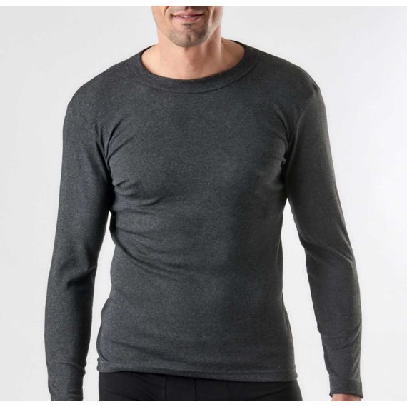 Apple Boxer Φανέλα Μακρυμάνικη 0410560 ANTHRACITE - Φανέλες στο Bodyman