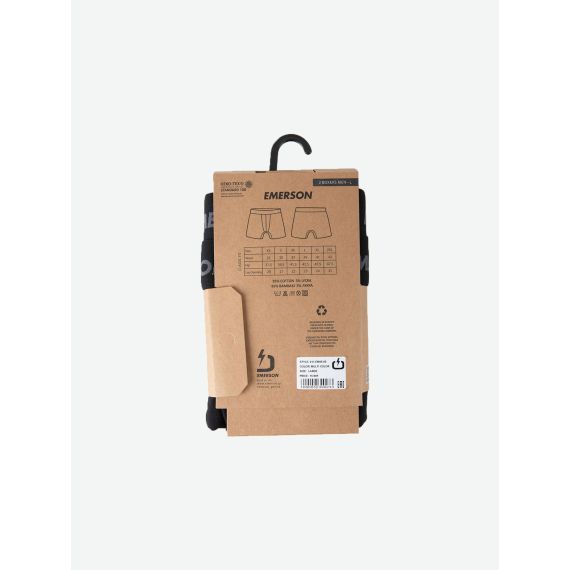 Emerson Boxer 2Pack 211.EM06.06 Black - Boxer στο Bodyman