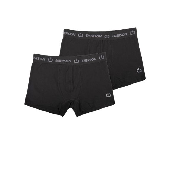 Emerson Boxer 2Pack 211.EM06.06 Black - Boxer στο Bodyman