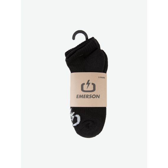 Emerson Socks 3Pack 202.EU08.01 Black - Κάλτσες στο Bodyman