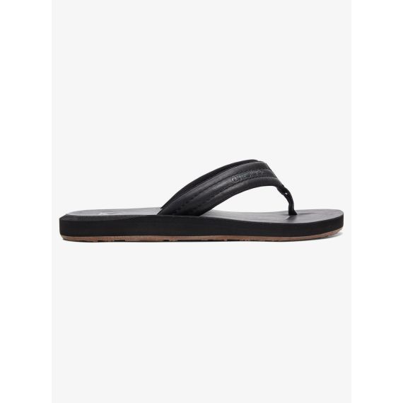 Quiksilver σαγιονάρες AQYL100623-SBKM Carver Nubuck Black - ΣΑΓΙΟΝΑΡΕΣ στο Bodyman