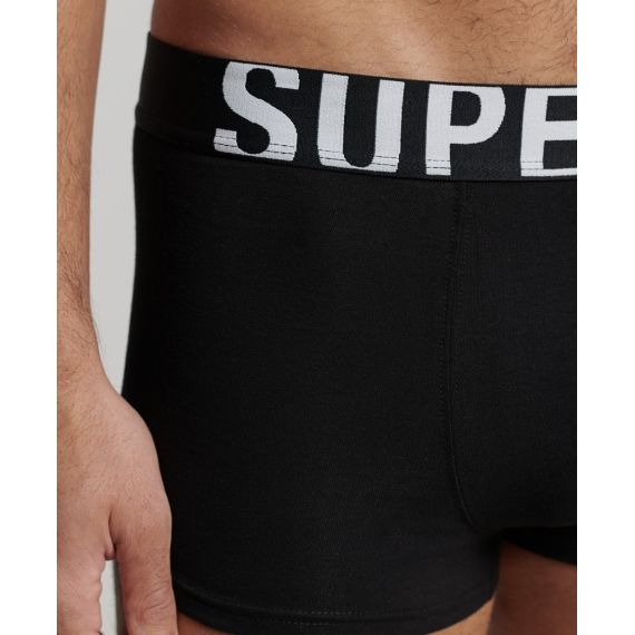Superdry M3110345A-33B Trunk Dual Logo 2Pack - Boxer στο Bodyman