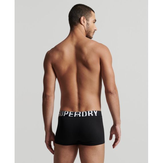 Superdry M3110345A-33B Trunk Dual Logo 2Pack - Boxer στο Bodyman