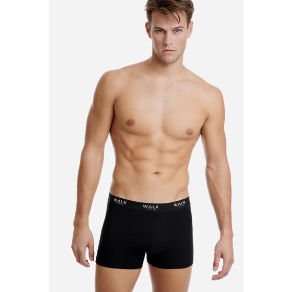 Walk Boxer 2Pack W1761-09-02 Black Anthracite - Boxer στο Bodyman