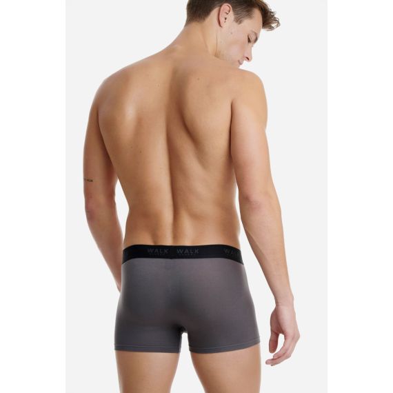 Walk Boxer Bamboo W1770-10 Dark Grey - Boxer στο Bodyman