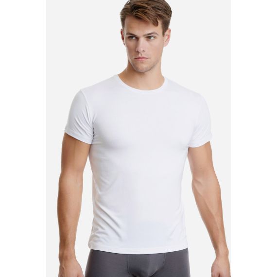 Walk Φανέλα Bamboo W1990-01 White - Φανέλες στο Bodyman