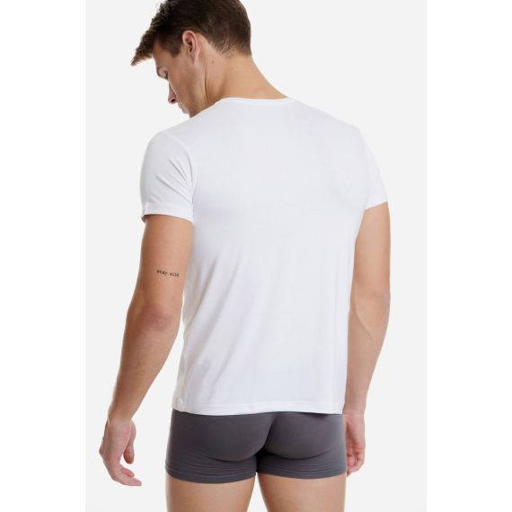Walk Φανέλα Bamboo W1990-01 White - Φανέλες στο Bodyman