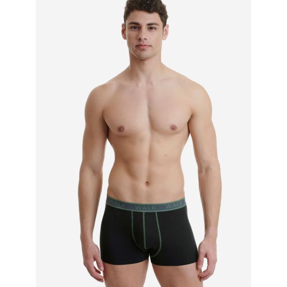 Walk Boxer 2Pack W1756-0202 Black2 - Boxer στο Bodyman