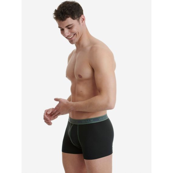 Walk Boxer 2Pack W1756-0202 Black2 - Boxer στο Bodyman