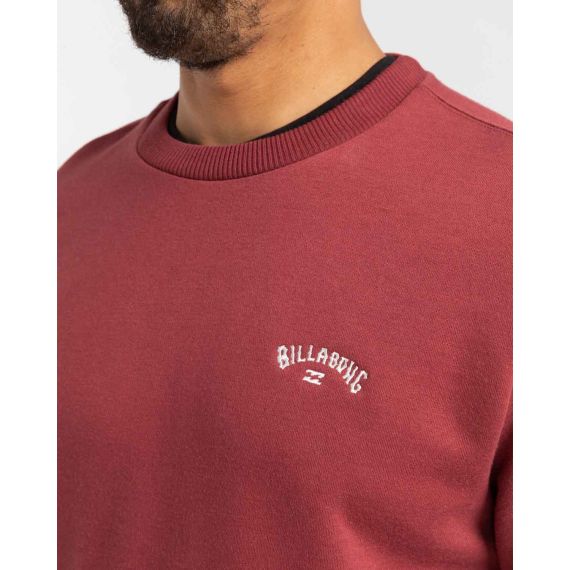 Billabong Hood F1FL05BIF2-0147 Arch Oxblood - Φούτερ χωρίς κουκούλα  στο Bodyman