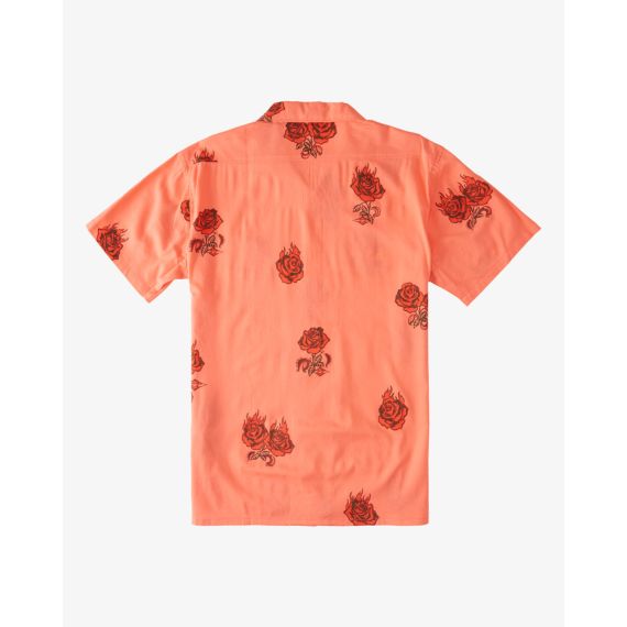 Billabong Shirt C1SH26BIP2-2425 Sundays Vacay Washed Red - Κοντομάνικα πουκάμισα στο Bodyman