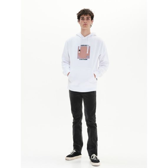 Emerson Hood 222.EM20.11 White - Φούτερ Κουκούλα  στο Bodyman