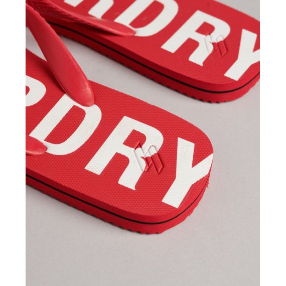 Superdry Σαγιονάρες MF310186A-0PI Code Essential Red - ΣΑΓΙΟΝΑΡΕΣ στο Bodyman