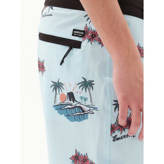 Emerson Boardshort 231.EM524.97CR  PR360 Siel - Βερμούδες Μαγιό στο Bodyman
