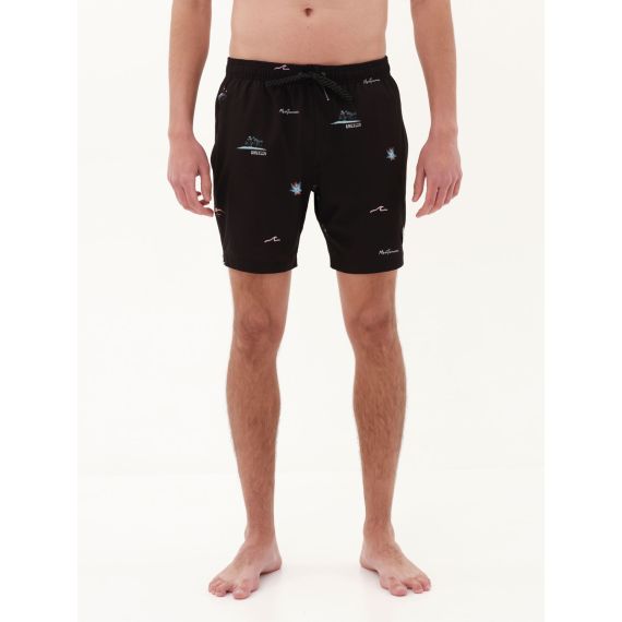 Emerson μαγιό 231.EM504.31CR PR350 BLACK - Βερμούδες Μαγιό στο Bodyman