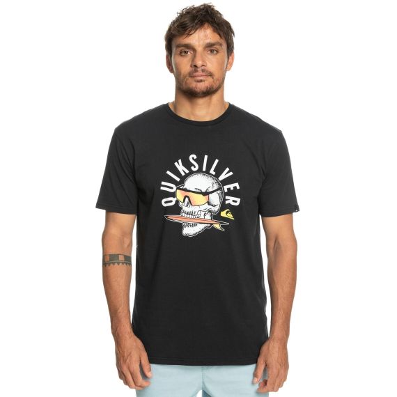 Quiksilver T-shirt EQYZT07278-KVJ0 Rock In Skull Black - T-Shirt  στο Bodyman