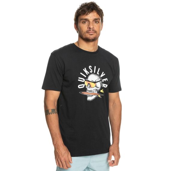 Quiksilver T-shirt EQYZT07278-KVJ0 Rock In Skull Black - T-Shirt  στο Bodyman