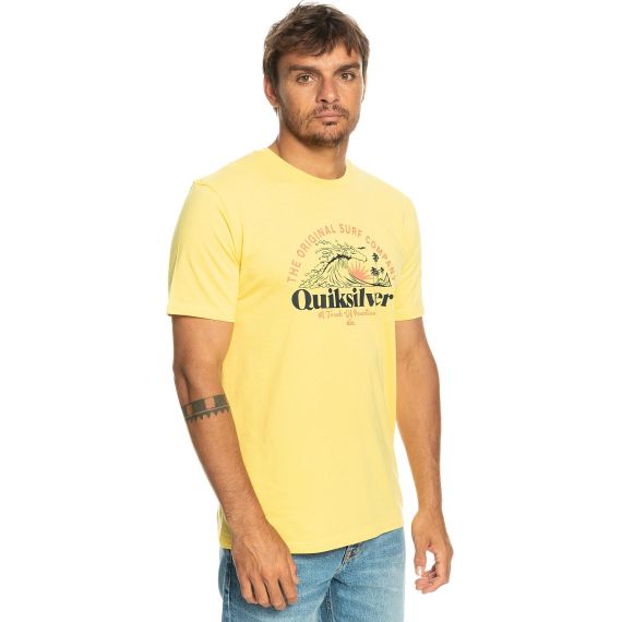 Quiksilver T-Shirt EQYZT07277-YFB0 Sunset Wave Yellow - T-Shirt  στο Bodyman