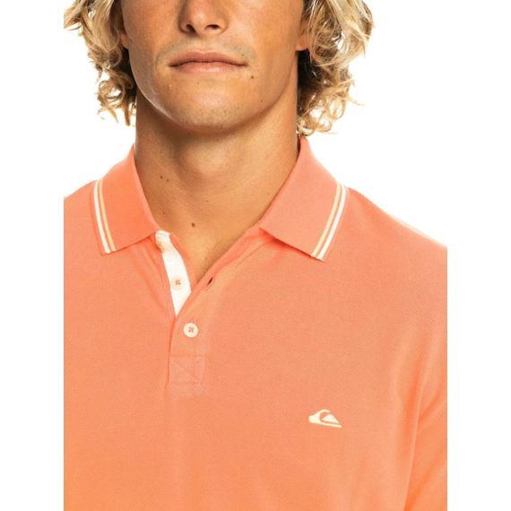 Quiksilver  Polo T-Shirt EQYKT04271-MHV0 Loia Orange - Polo μπλούζες στο Bodyman