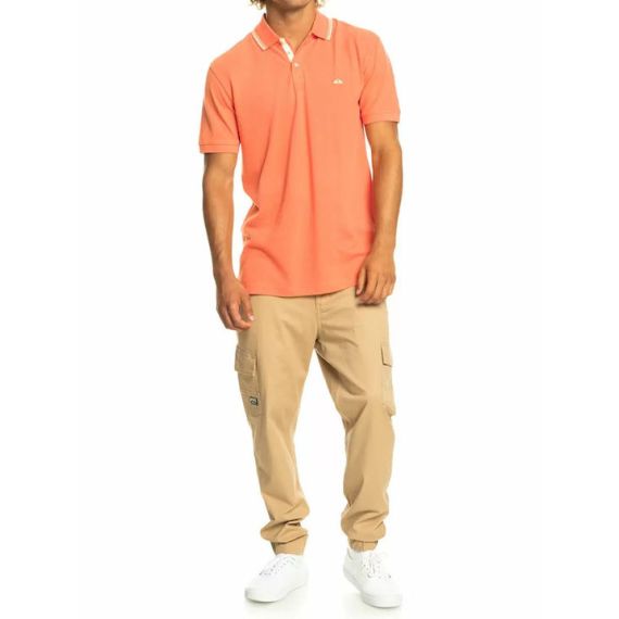 Quiksilver  Polo T-Shirt EQYKT04271-MHV0 Loia Orange - Polo μπλούζες στο Bodyman