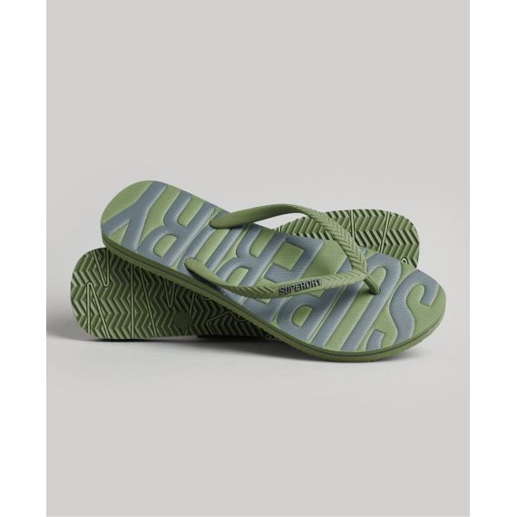 Superdry Σαγιονάρες MF310237A-ZTV Vintage Vegan Olive - ΣΑΓΙΟΝΑΡΕΣ στο Bodyman