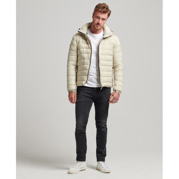 Superdry Jacket M5011201A-CQ4 Fuji Puffer Pelican - Μπουφάν στο Bodyman