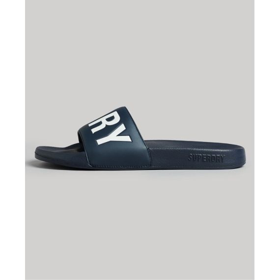 Superdry Σαγιονάρες Pool Slide MF310222A-BCQ Vegan Navy - ΣΑΓΙΟΝΑΡΕΣ στο Bodyman