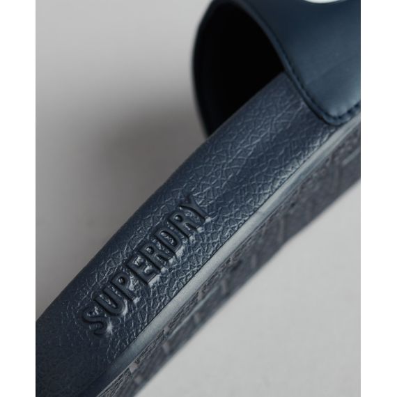 Superdry Σαγιονάρες Pool Slide MF310222A-BCQ Vegan Navy - ΣΑΓΙΟΝΑΡΕΣ στο Bodyman