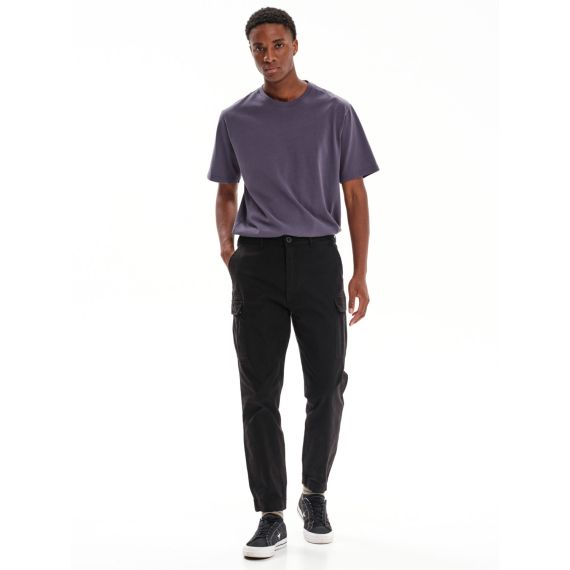 Emerson Cargo Pants 232.EM42.102 Black - Παντελόνια στο Bodyman