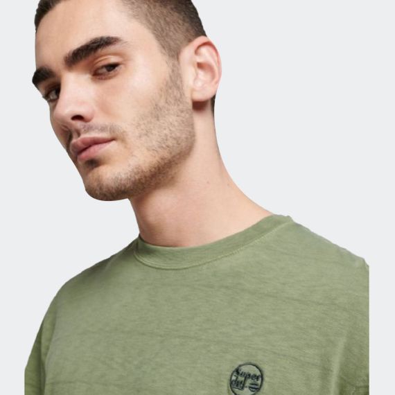 Superdry T-shirt M1011570A-ZTV Vintage Texture Tee Khaki - T-Shirt  στο Bodyman