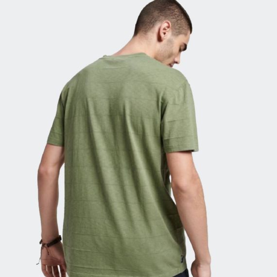 Superdry T-shirt M1011570A-ZTV Vintage Texture Tee Khaki - T-Shirt  στο Bodyman