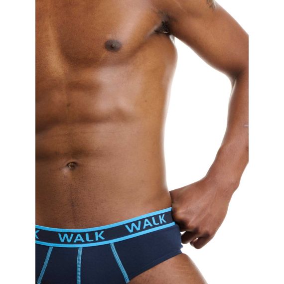 Walk Slip 2Pack W1757-0338 Μπλε Σκ. Τυρκουάζ - Slip στο Bodyman