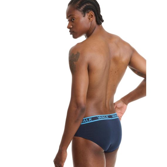 Walk Slip 2Pack W1757-0338 Μπλε Σκ. Τυρκουάζ - Slip στο Bodyman