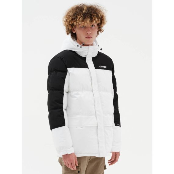 Emerson Μπουφάν 232.EM10.57 White/Black Puffer - Μπουφάν στο Bodyman