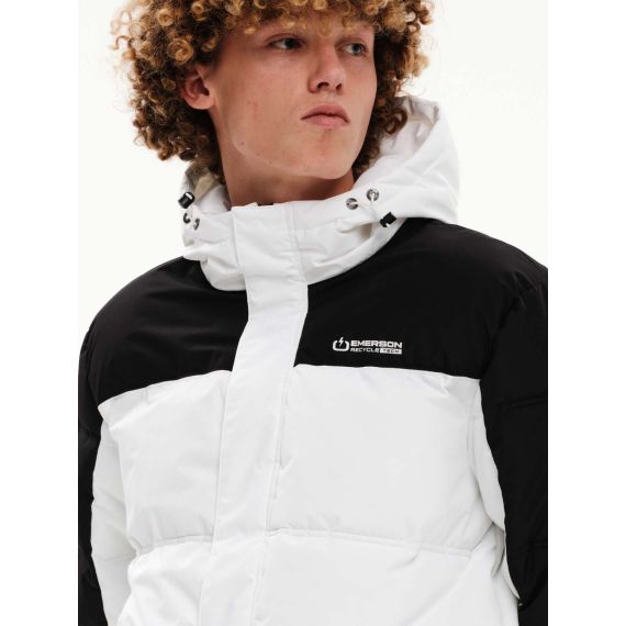Emerson Μπουφάν 232.EM10.57 White/Black Puffer - Μπουφάν στο Bodyman