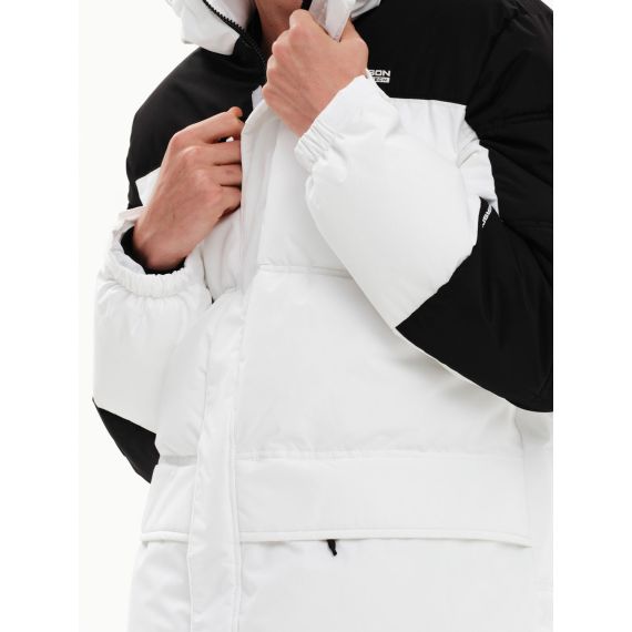 Emerson Μπουφάν 232.EM10.57 White/Black Puffer - Μπουφάν στο Bodyman