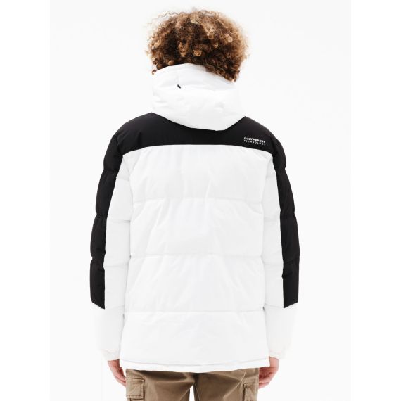Emerson Μπουφάν 232.EM10.57 White/Black Puffer - Μπουφάν στο Bodyman