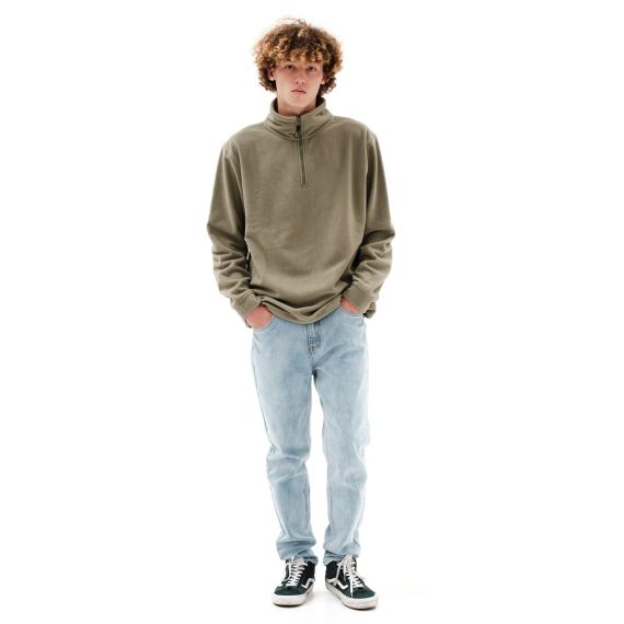 Emerson Fleece Φορετό 232.EM28.23 Light Olive - Φούτερ χωρίς κουκούλα  στο Bodyman