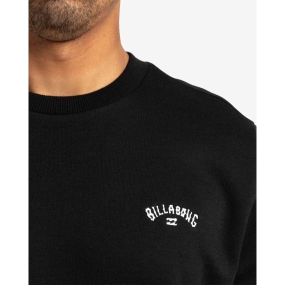 Billabong Hood Crew Neck EBYFT00103-BLK Arch Black - Φούτερ χωρίς κουκούλα  στο Bodyman